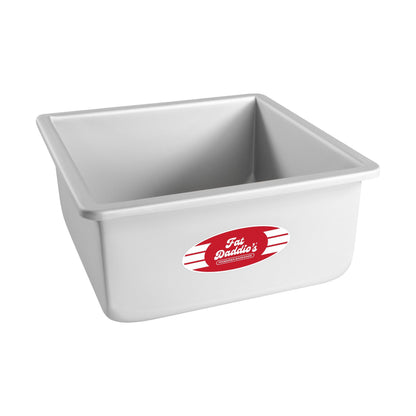 Fat Daddio's Anodized Aluminum Square Cake Pan, 3" High - 8 Inch x 8 Inch x 3 Inch