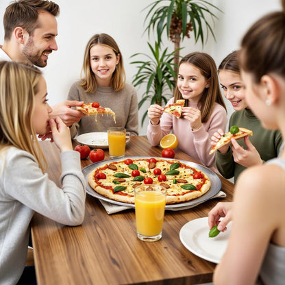 17.75 inch Stainless Steel Pizza Pan Large Round Pizza Pan for Oven