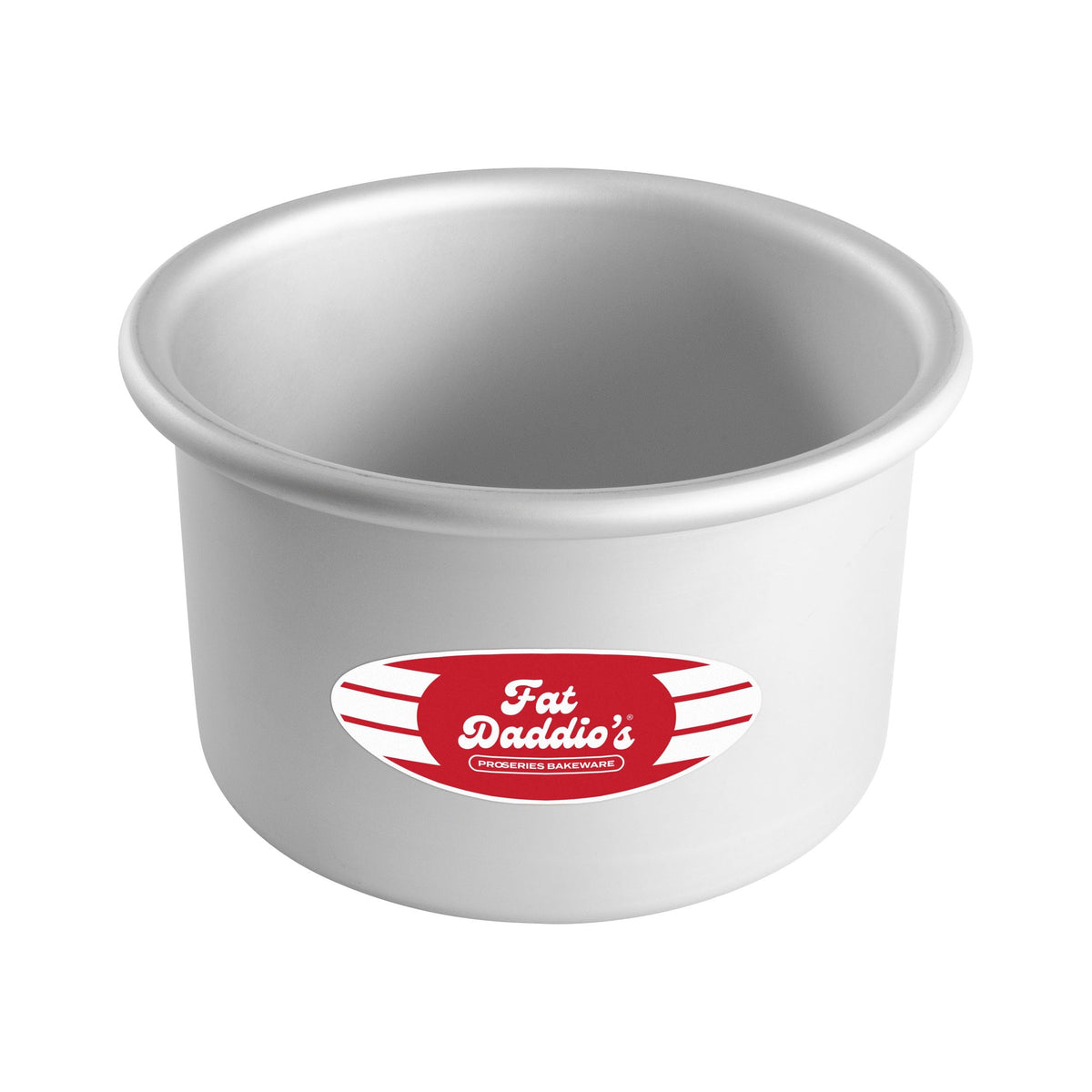 Fat Daddio's Anodized Aluminum Round Cake Pans, 2 Piece Set, 9 x 2 Inch