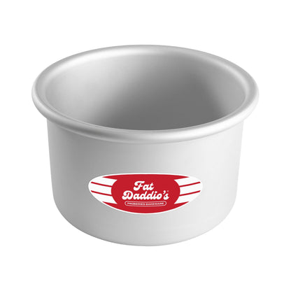 Fat Daddio's Anodized Aluminum Round Cake Pans, 2 Piece Set, 8 x 2 Inch