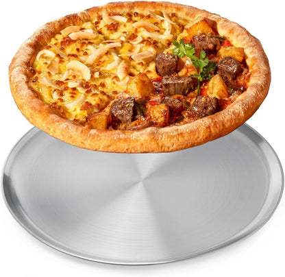 17.75 inch Stainless Steel Pizza Pan Large Round Pizza Pan for Oven