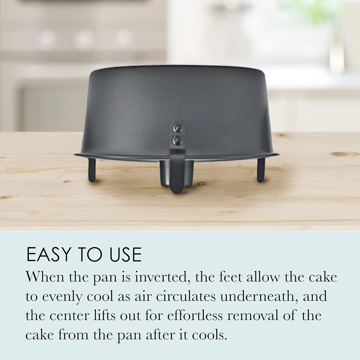 Chicago Metallic Angel Food Cake Pan 2-Piece Tube Pan with Removable Center