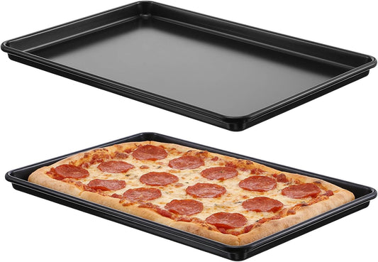 2 PCS 17 Inch Sicilian Pizza Pan Detroit Grandma Style Pizza Pan