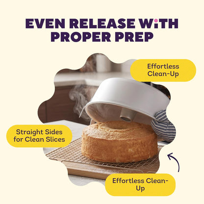 Wilton Aluminum Angel Food Tube Cake Pan, Made Without PFAS, 10 in.