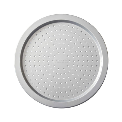 KitchenAid Nonstick Aluminized Steel Pizza Crisper, 14-Inch, Silver