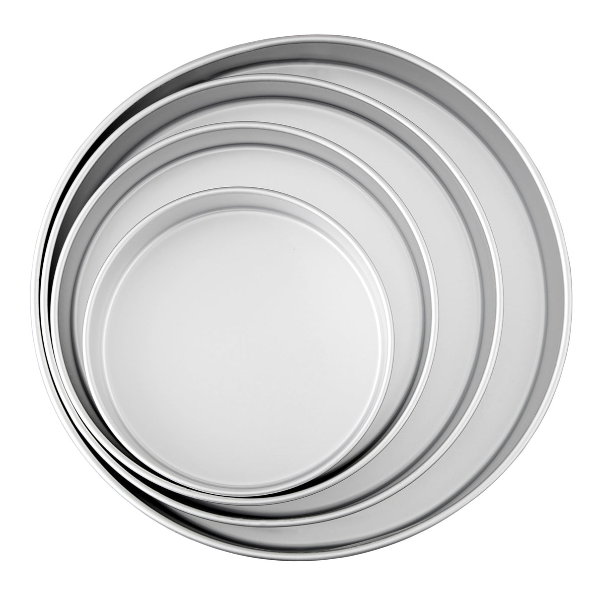 Wilton Aluminum Round Cake Pan Set, Made Without PFAS, 9 x 2 in