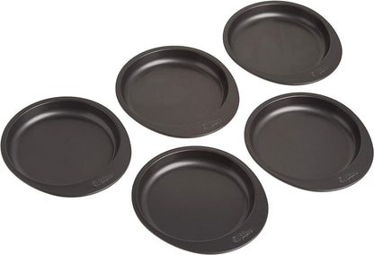 Wilton Easy Layers Steel Layer Cake Pan Set, 6-Inch, 5-Piece