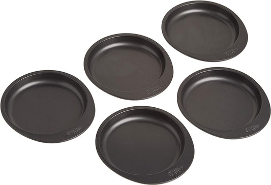 Wilton Easy Layers Steel Layer Cake Pan Set, 6-Inch, 5-Piece