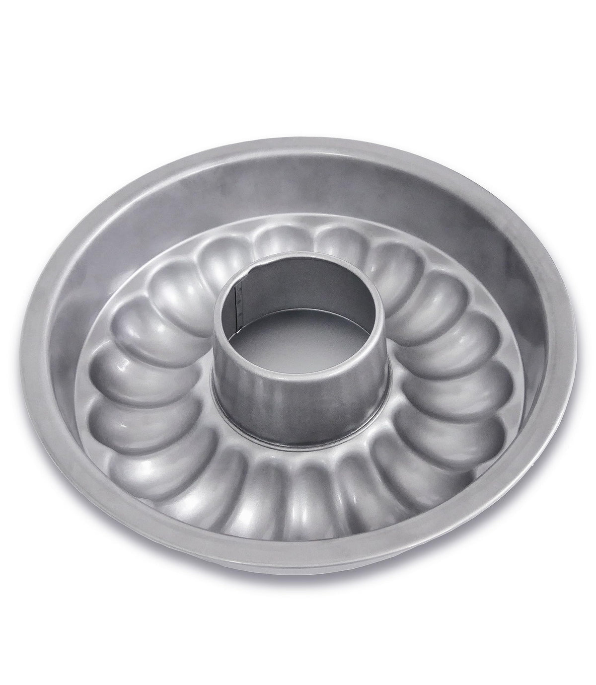 USA Pan Bakeware Nonstick Fluted Tube Cake Pan, Aluminized Steel 10-Inch