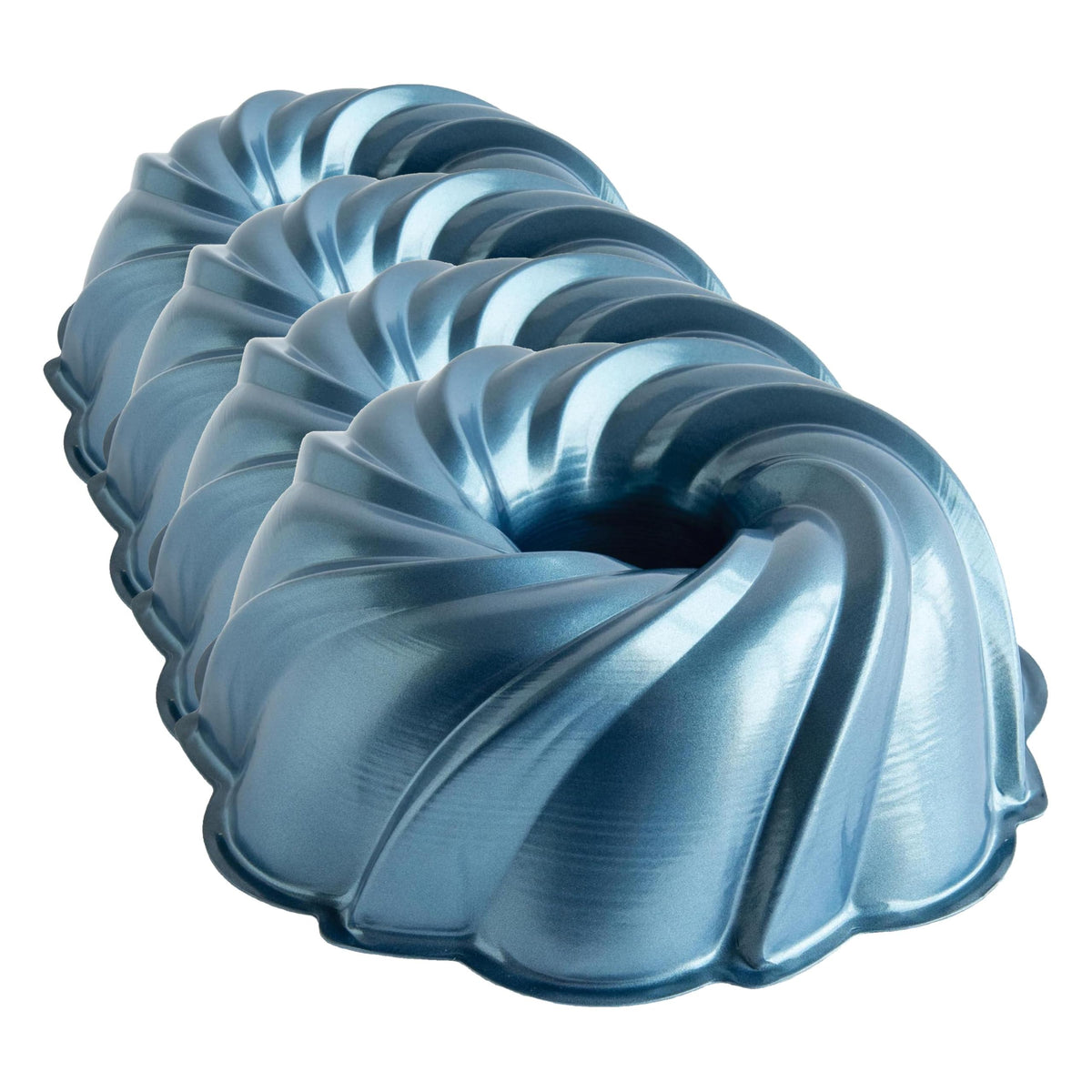 Nordic Ware Formed Swirl Bundt, 10 Cup, Twilight Blue