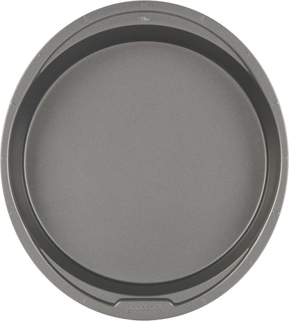 GoodCook Everyday Nonstick Steel Round Cake Pan, 9-Inch, Gray
