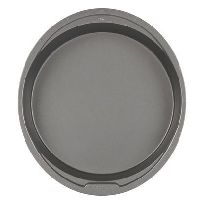 GoodCook Everyday Nonstick Steel Round Cake Pan, 9-Inch, Gray