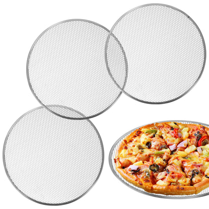 3 Pcs Pizza Screen, 14 Inch Pizza Pan for Oven, Nonstick Pizza Tray for Oven, Dishwasher Safe(3 PCS 14 inch)