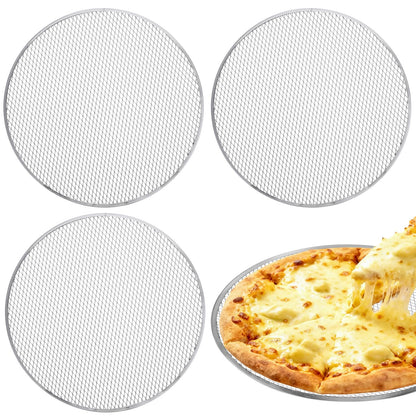 3 Pcs Pizza Screen, 14 Inch Pizza Pan for Oven, Nonstick Pizza Tray for Oven, Dishwasher Safe(3 PCS 14 inch)