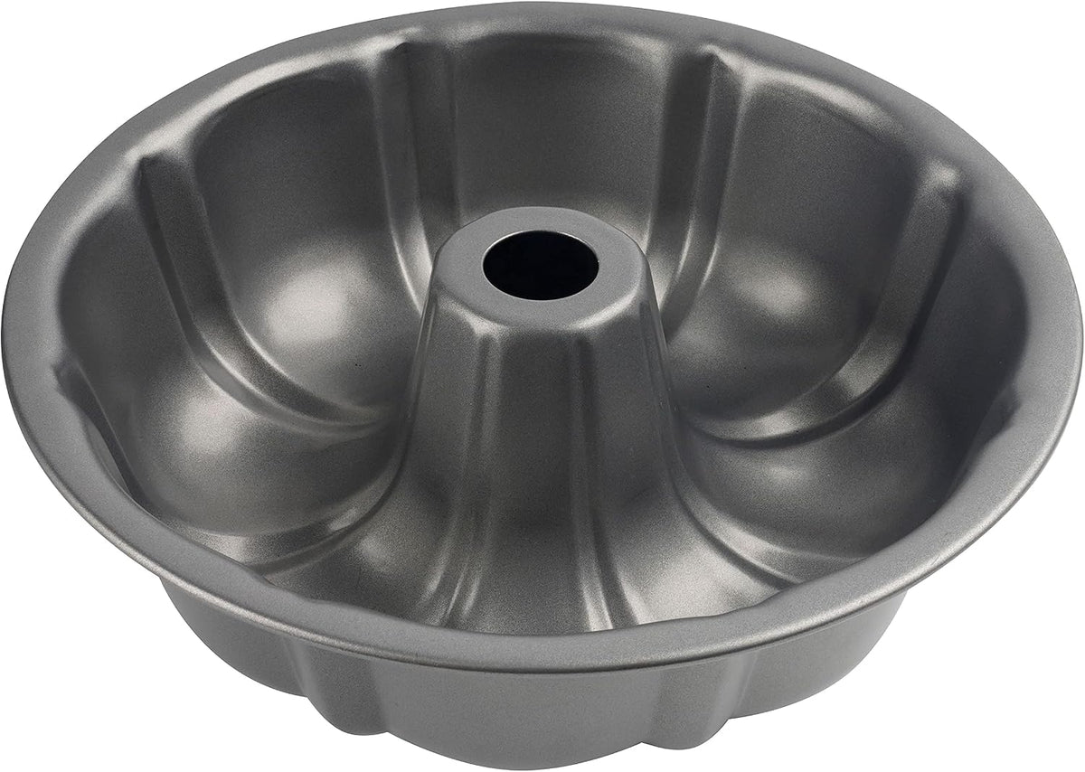 Wilton Gold Non-Stick Fluted Tube Cake Pan, Made Without PFAS, 9.49 in