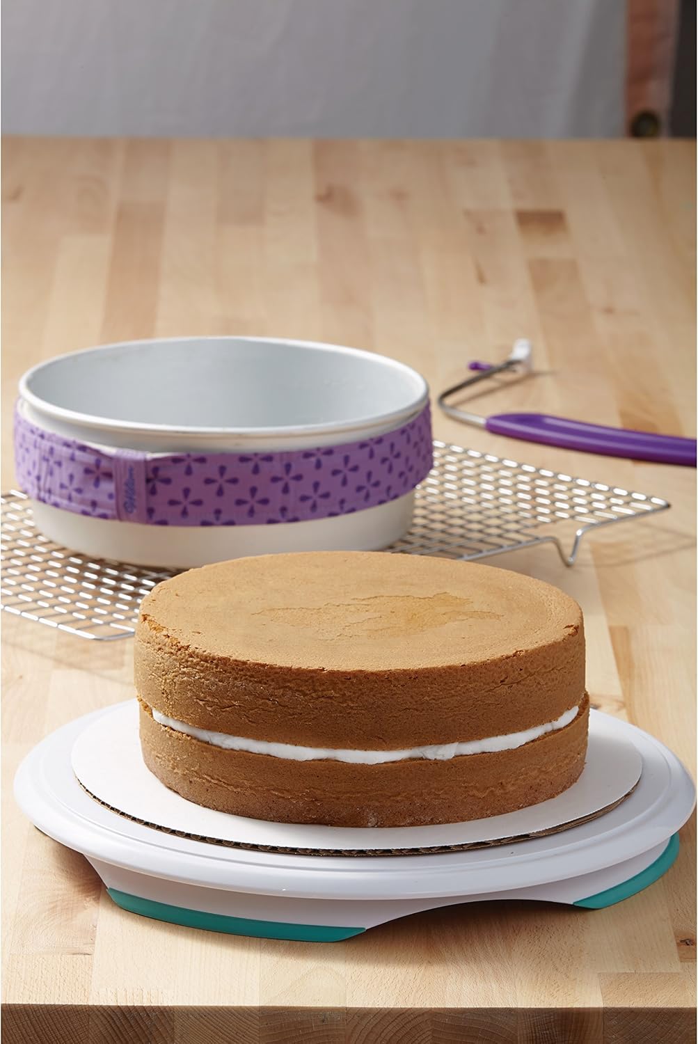 Wilton Aluminum Round Cake Pan Set, Made Without PFAS, 9 x 2 in