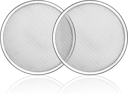 Tosnail 2 Pack Aluminum Pizza Screen, 12 Inches