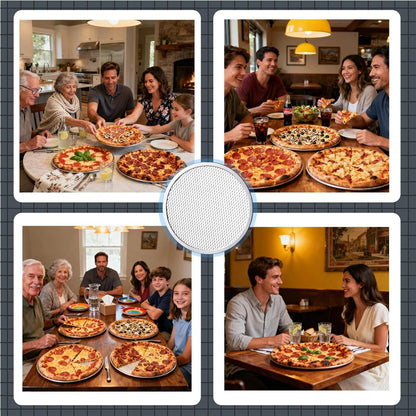 Astero 12 Inch Pizza Screen for Home Bakers & Professionals (3 Pack)