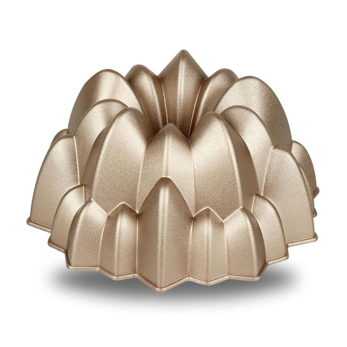 Baker's Secret Nonstick Fluted Cake Pan, Perfect for Fluted Cakes, Die Cast Aluminum Cake Pans, 2 Layers Non-stick Coating For Easy Release, Fluted Cake Pans - (Amour)