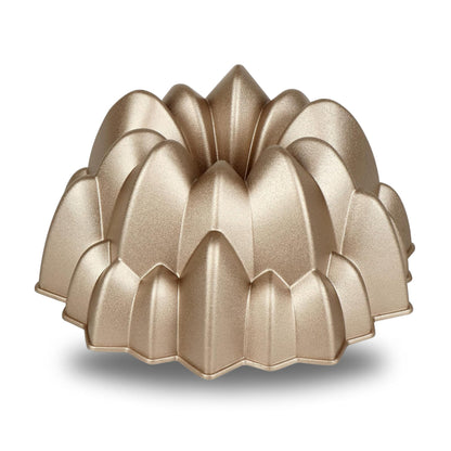 Baker's Secret Nonstick Fluted Cake Pan, Perfect for Fluted Cakes, Die Cast Aluminum Cake Pans, 2 Layers Non-stick Coating For Easy Release, Fluted Cake Pans - (Amour)