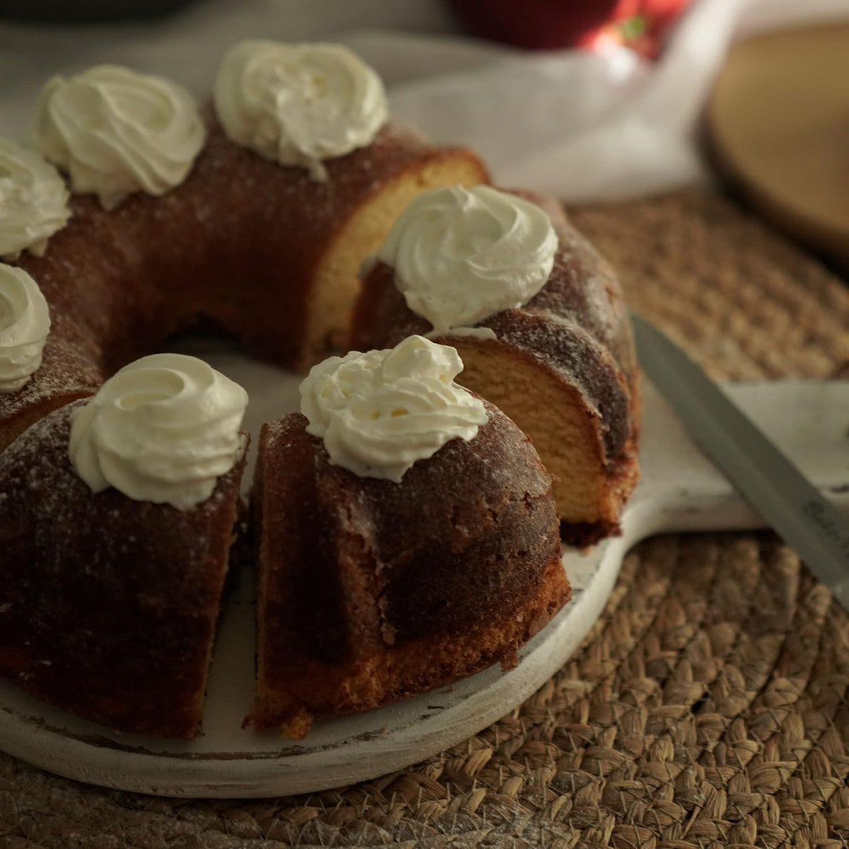 Wilton Gold Non-Stick Fluted Tube Cake Pan, Made Without PFAS, 9.49 in