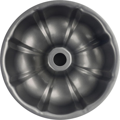Wilton Gold Non-Stick Fluted Tube Cake Pan, Made Without PFAS, 9.49 in