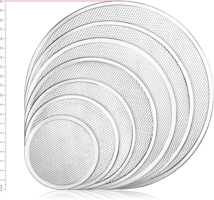 New Star Foodservice Restaurant-Grade Seamless Aluminum Pizza Baking Screen, 10 Inch