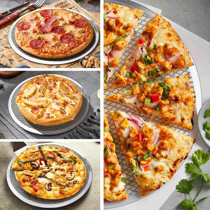 3 Pack Pizza Screen, 12 Inch Pizza Pan for Oven