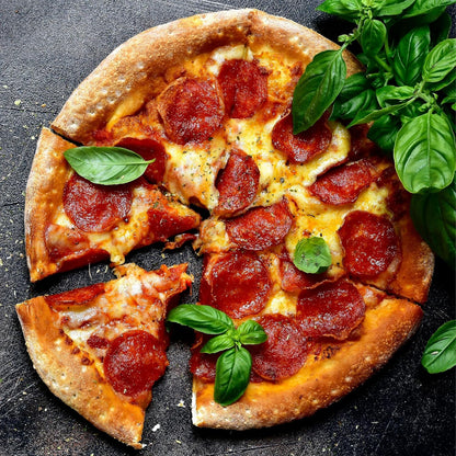 Baker's Secret Nonstick Pizza Pan for Oven 12.5", Carbon Steel Pizza Baking Pan, Non-stick Bakeware Food-Grade Coating For Easy Release Dishwasher Safe - The Classic Collection