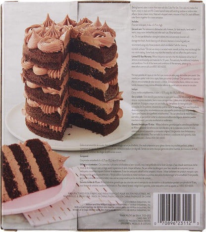 Wilton Easy Layers Steel Layer Cake Pan Set, 6-Inch, 5-Piece